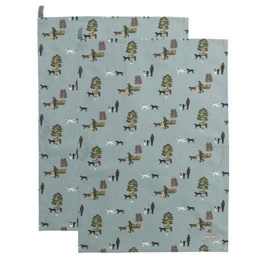 Sophie Allport - 'Woodland Walks' Tea Towel, Set of 2