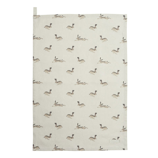 Sophie Allport - 'Hare' Tea Towel