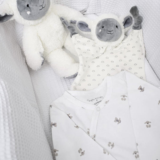 Sophie Allport Baby Sleepsuit, 12-18 months, Sheep