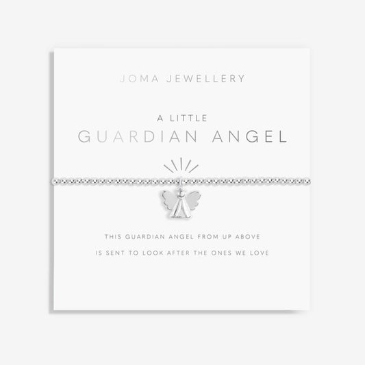 Joma Children's A Little Guardian Angel Bracelet, Silver-plated