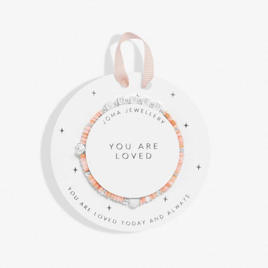 Joma Children's Happy Little Moments 'You Are Loved' Bracelet