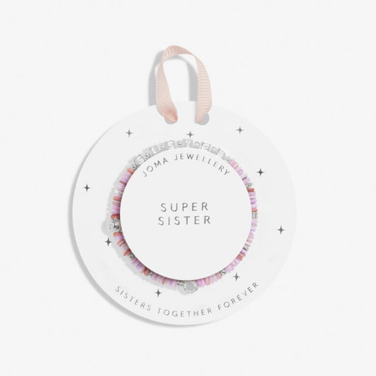 Joma Children's Happy Little Moments 'Super Sister' Bracelet