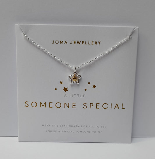 Joma A Little Someone Special Necklace, Silver-plated &Gold-Plated