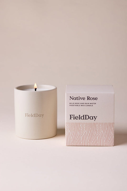 FieldDay Stoneware Candle, Wild Rose