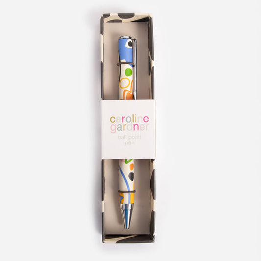 Caroline Gardner Boxed Pen, Abstract Botanical