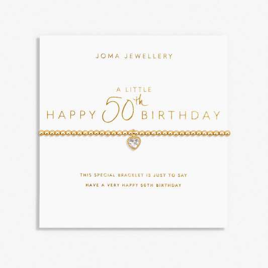 Joma A Little Happy 50th Bracelet Bracelet, Gold-Plated