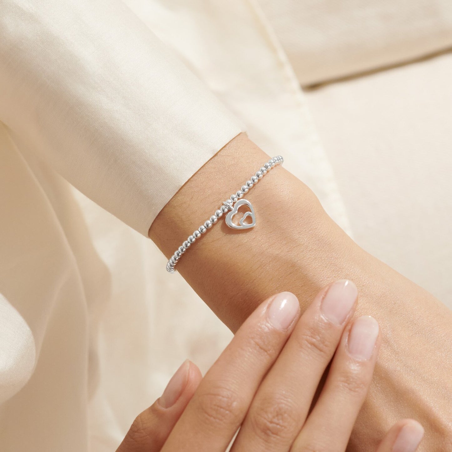 Joma From The Heart Gift Box Wonderful Daughter Bracelet, Silver-Plated