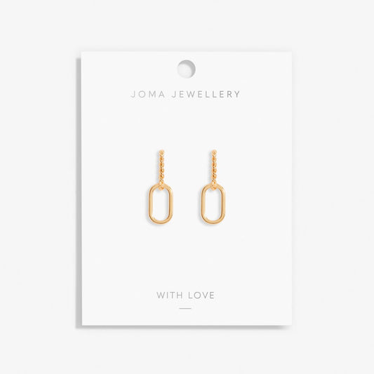 Joma Statement Gold Rope Earrings, Gold-Plated