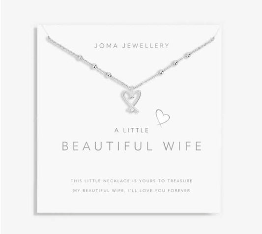 Joma A Little Beautiful Wife Necklace, Silver-plated