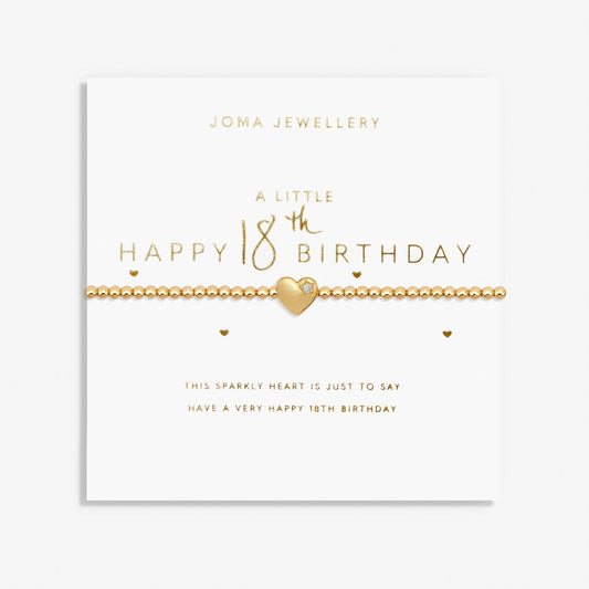 Joma A Little Happy 18th Birthday, Gold-Plated
