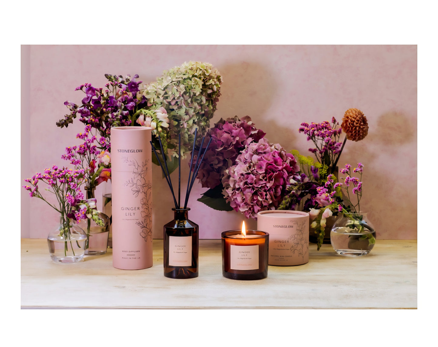 Stoneglow The Walled Garden - Ginger Lily Tumbler Candle