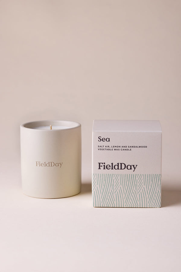FieldDay Stoneware Candle, Sea