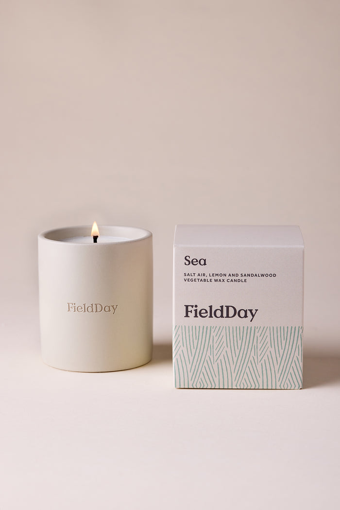 FieldDay Stoneware Candle, Sea