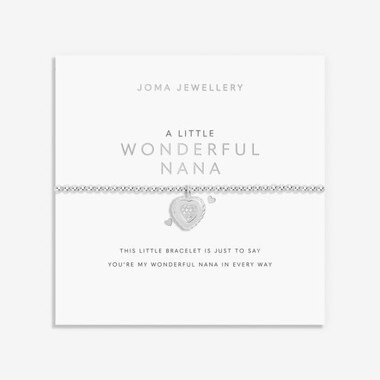 Joma A Little Wonderful Nana Bracelet, Silver-Plated