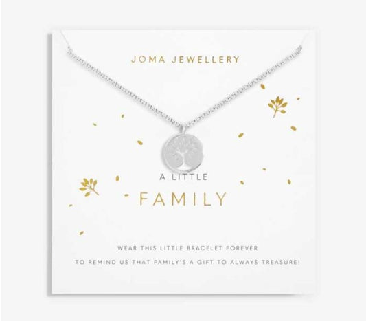 Joma A Little Family Necklace, Silver-plated