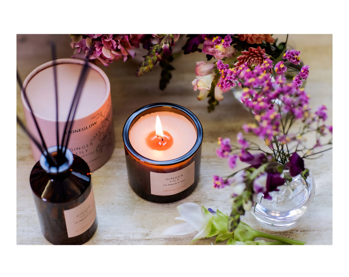 Stoneglow The Walled Garden - Ginger Lily Tumbler Candle