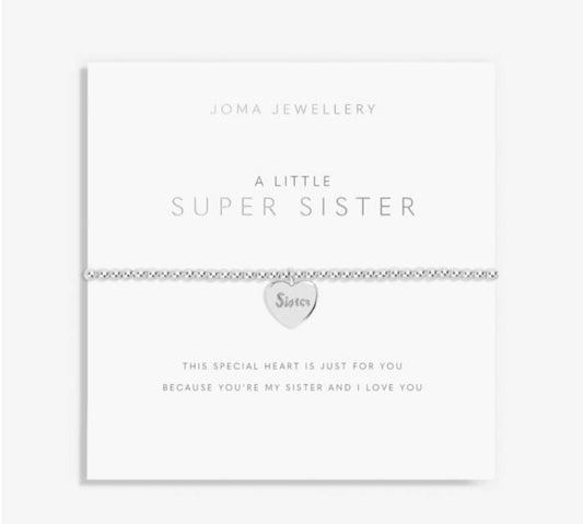 Joma A Little Super Sister Bracelet, Silver-Plated