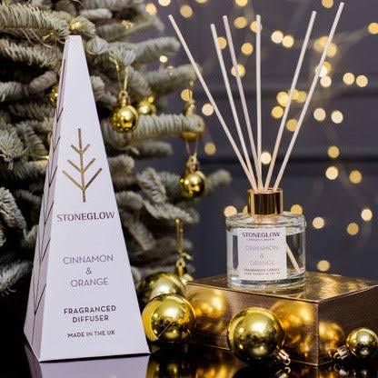 Stoneglow Seasonal Collection Cinnamon and Orange Reed Diffuser